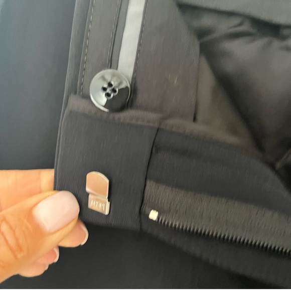 Alexander McQueen Lace-Up Flare Pants  Elegant Black Dress Pants - Picture 8 of 9